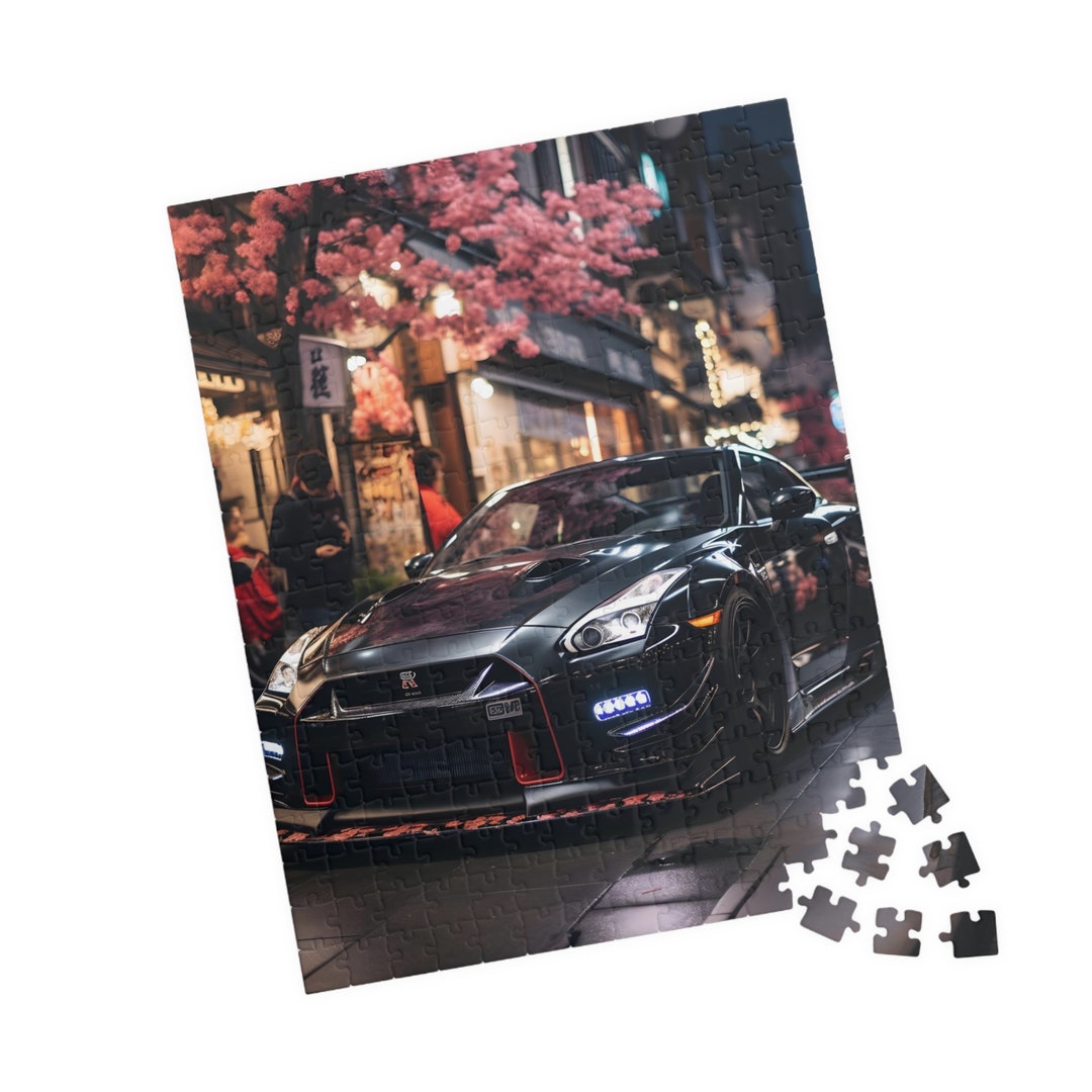 Car Puzzle, Asian JDM Car, Puzzle Fun for Adults and Kids, Drift Car