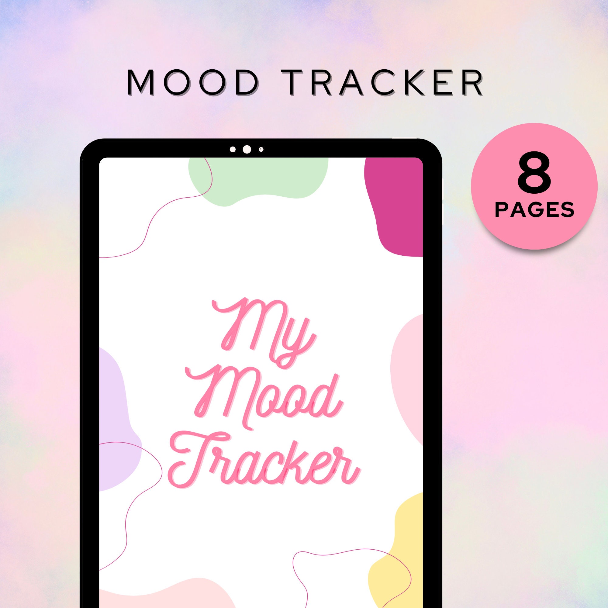 My mood tracker digital and printable mood journal mood chart mood