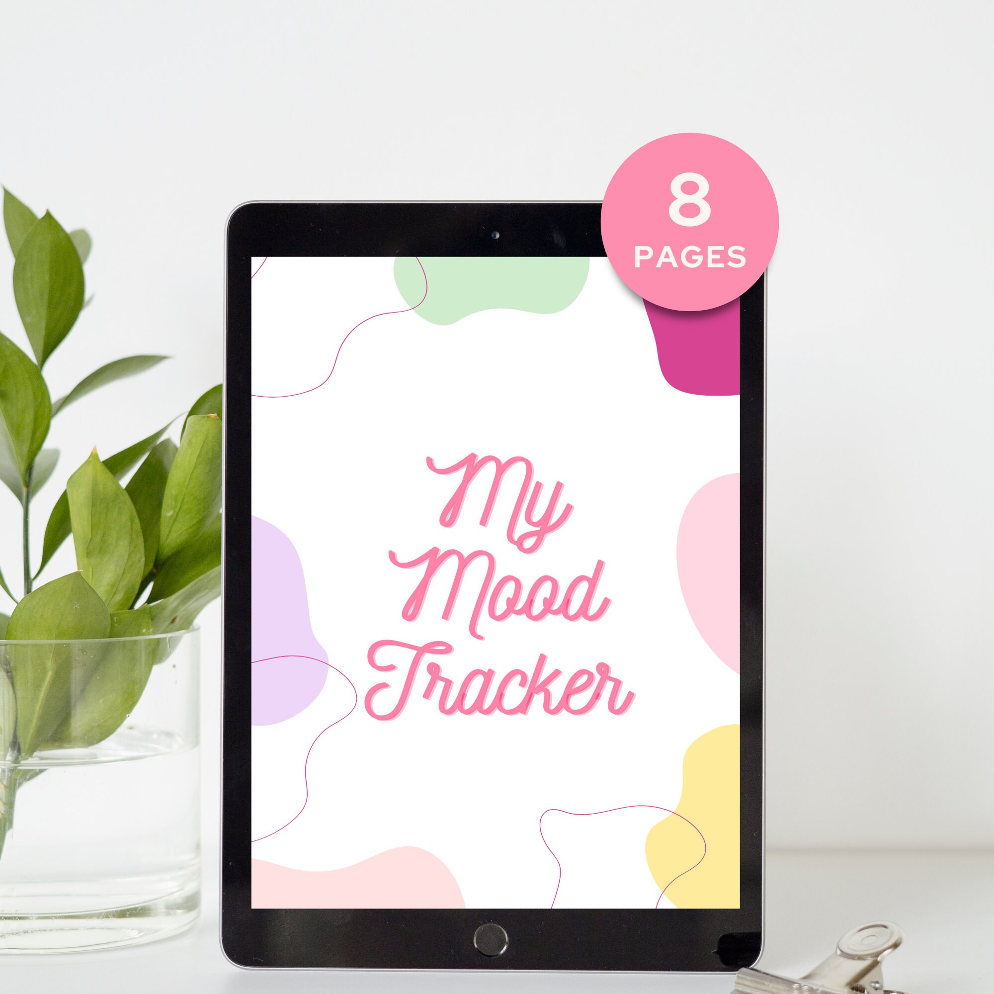 My mood tracker digital and printable mood journal mood chart mood