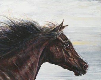 Run Like the Wind [Horse Racing, Canvas, Giclée]