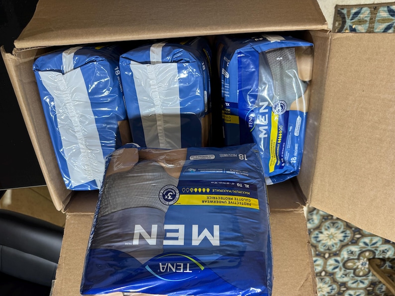 TENA メンズ 保護下着 XL 72枚入り 最大吸収量 失禁ブリーフ 新品 画像 10