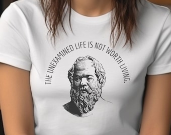 Socrates Shirt, Philosophy Shirt, Philosophy, Philosophy T-Shirt, Fun Philosophy Shirt, Intellectual Shirt, Philosophy Gift, Philosophers