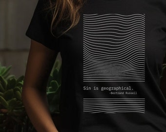 Bertrand Russell, Philosophie Shirt, Philosophie, Philosophie T-Shirt, lustiges Philosophie Shirt, intellektuelles Shirt, Shirt für Philosophen