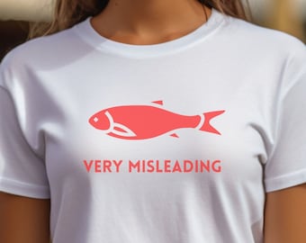 Red Herring, Logical Fallacy, Philosophy Shirt, Philosophy, Philosophy T-Shirt, Fun Philosophy Shirt, Shirt for Philosophers, Logic Shirt