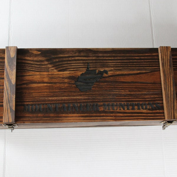 West Virginia Ammo Crate - Mountaineer Munitions Box