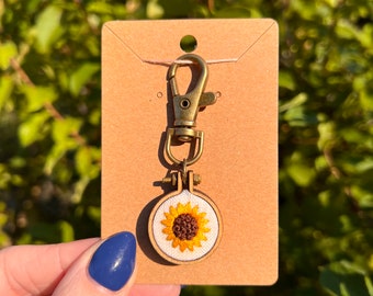 Mini Embroidery Keychain