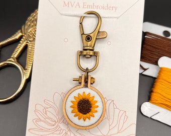 Mini Embroidery Keychain