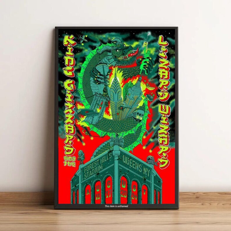 Poster King Gizzard And The Lizard Wizard 1617 août 2024 Forest Hills