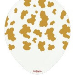 12&quot; Kalisan Safari Cow White, Lilac & Black