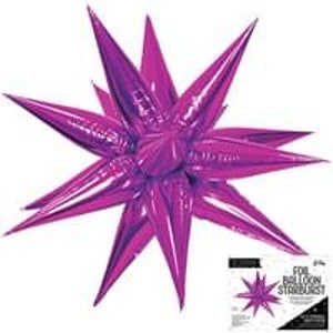 26&quot; STARBURST Silver, Gold, Black, Purple, Pink, Fuschia, Light Blue, Blue, Red, White, Green