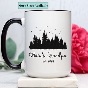 Personalize Promoted Dad to Grandpa Mug,custom New Grandpa,Grandparents Pregnancy Announcement, Pregnancy Announcement, Grandpa, Baby Reveal