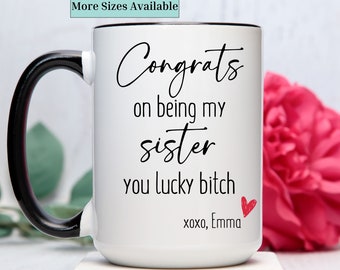 Sister mug personalized,sister coffee cup customized,custom sister gifts,funny gifts for sister,sisters gift,birth gift,sister holiday gift