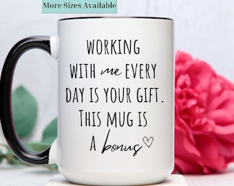 Work bestie gift mug,funny work bestie cup,gift for colleague,coworker gift,Gift for friend at work,work bestie gift,christmas gift
