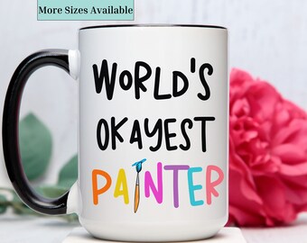 Personalized Painter Mug,Custom Artist cup,Painter Coffee Mug,Artist Mug,Painter Gift, Artist Cup,Artist Coffee Mug, Artist Coffee Cup