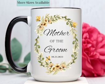Custom mother of the groom mug,mother of the groom gift coffee cup,grooms mom gift,wedding day gift,mother in law wedding gift