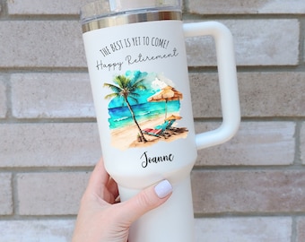 Custom retired tumbler,retired 2024 gift for women,retirement tumbler for women,retirement cup,personalized 40 oz tumbler gift for retiree
