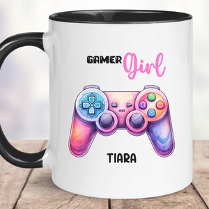 Gamer Mug, Custom Gamer girl coffee Cup, Gamer Coffee Mug, Gamer Gifts For girl, Gamer Mug Gift, Gamer Gifts, Gamer Cup, Gaming Mug