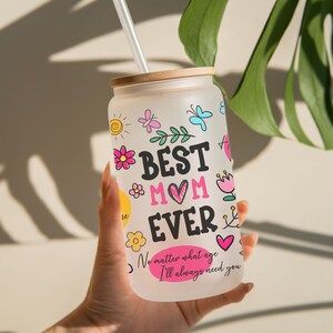 Insulated tumbler with a straw - Best Mom Ever