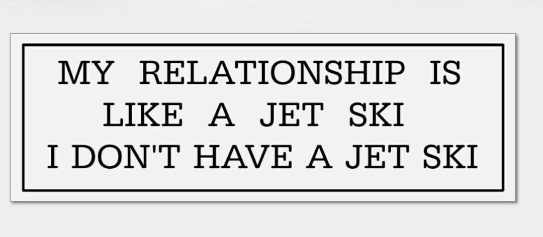 Funny Bumper Sticker, Sarcastic Window Decal, Hilarious Humor, Car ...