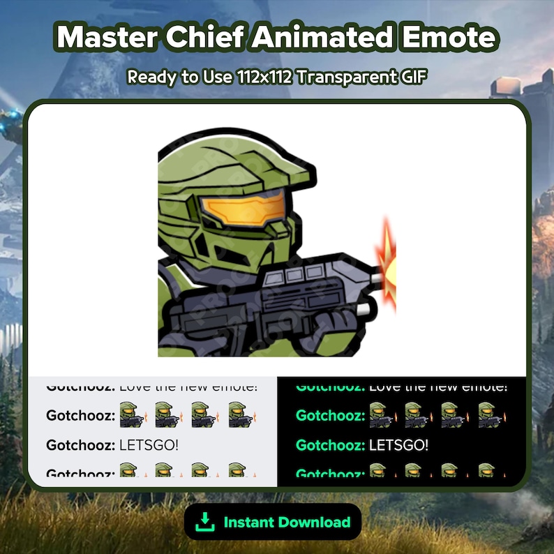 Animation Chief Animated Spartan Shooting Emote | Master Chief Inspired Sci-fi Soldier ...