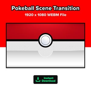 Pokéball Stinger Transition | Animated Twitch Scene Transition