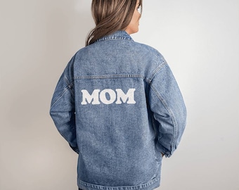 Mom - Women's Oversized Denim Jacket