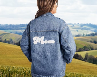 Mom - Women's Oversized Denim Jacket