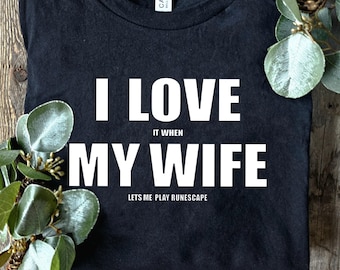 I Love RuneScape T-Shirt, video game t-shirt