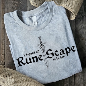 RuneScape T-Shirt, video game t-shirt