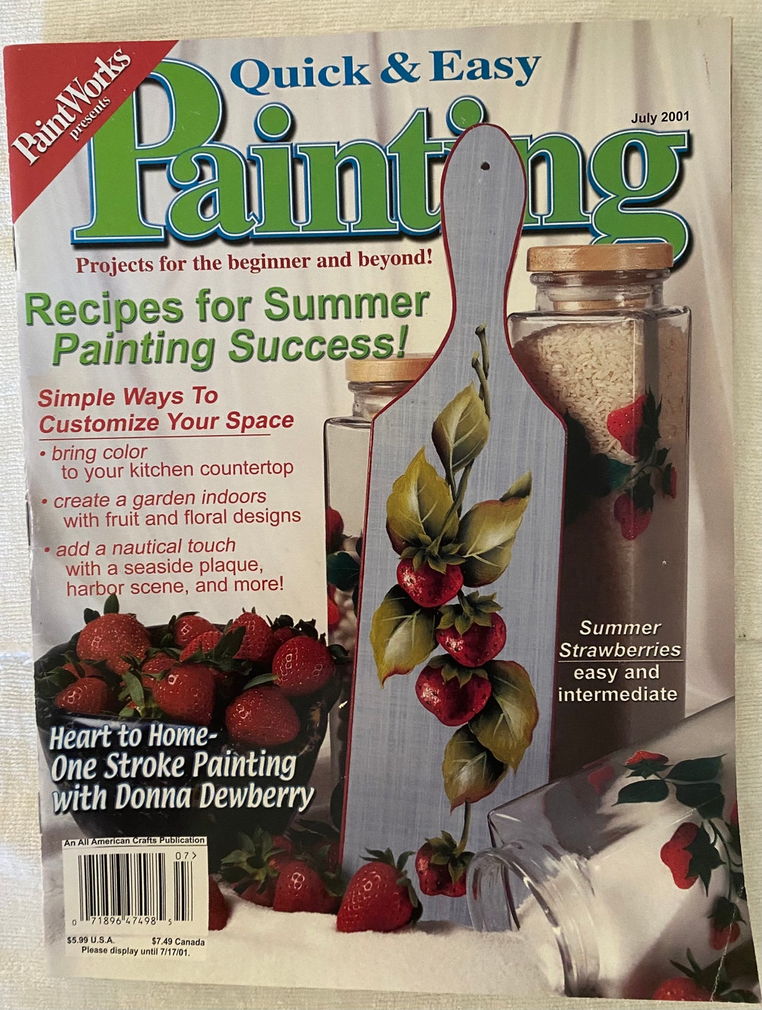 Vintage 2001 Paintworks Quick and Easy Painting Etsy