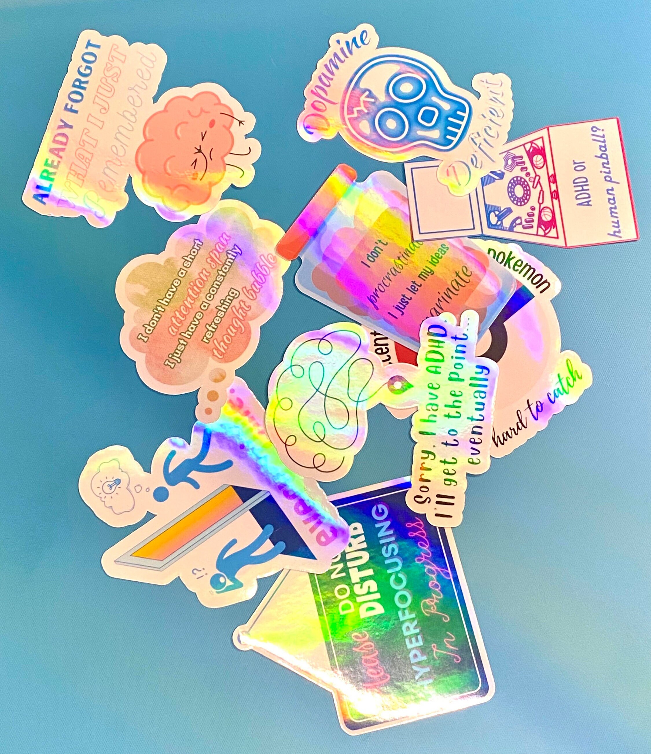 Mental Health Stickers TBH Autism Creature With Neurodiversity Cutie ...