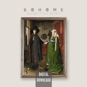 Jan van Eyck, Digital download, 300 dpi high resolution, Classic fine art print, Vintage wall art, Printable art, Portrait oil painting