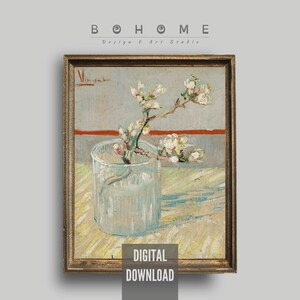 Van Gogh digital download, Classic art print, Printable wall art download, Still life painting, Wall decor, Art gallery walls, Oil painting