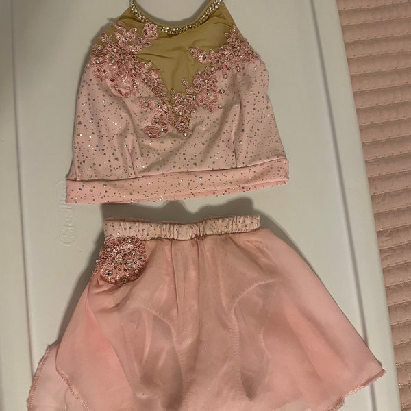 Pink One-Piece Lyrical Costume w Cutout