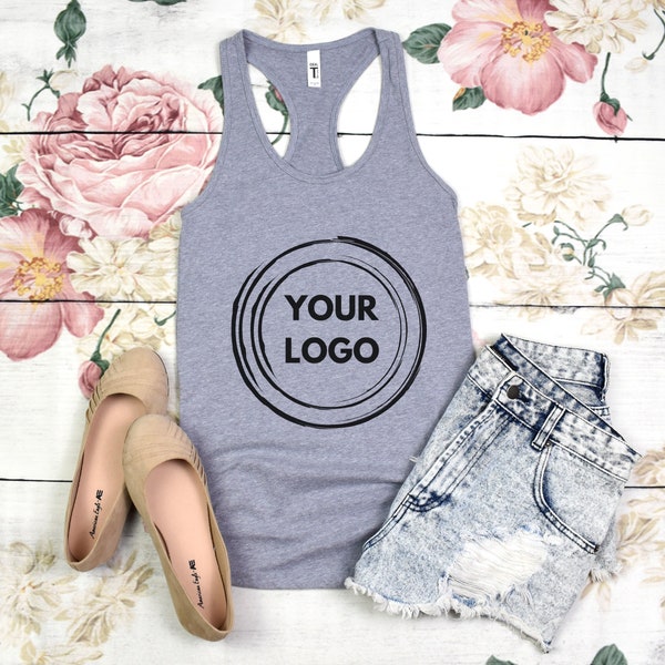 Custom Logo Tank Top for Men Etsy