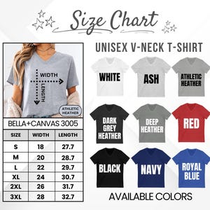 Business Logo V-Neck Shirt, Custom Text Company Tees, Your Slogan T-shirt zdjęcie 5