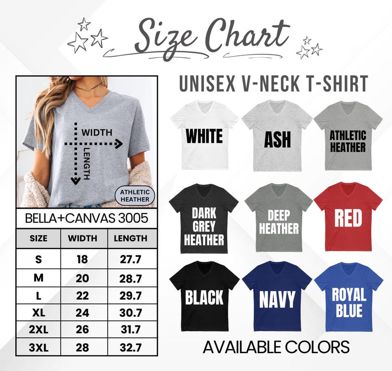 Business Logo V-Neck Shirt, Custom Text Company Tees, Your Slogan T-shirt zdjęcie 5