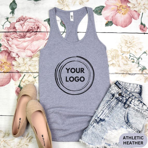 Custom Logo Racerback Tank Top: Personalized Design Women Top