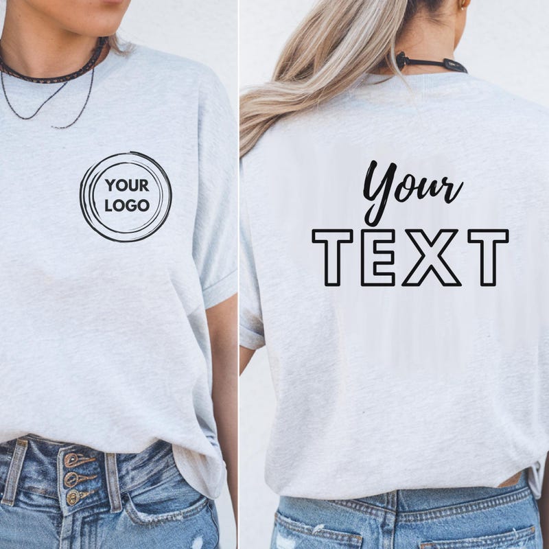T Shirt Back Design - Etsy