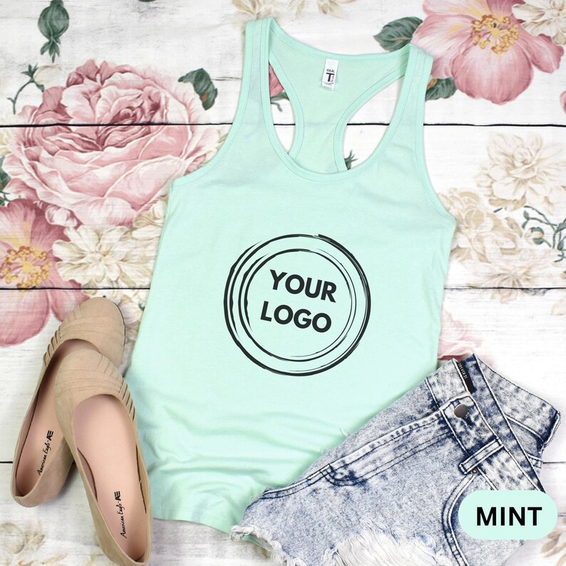 Custom Logo Racerback Tank Top: Personalized Design Women Top Bild 3