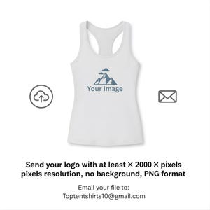 Custom Logo Racerback Tank Top: Personalized Design Women Top Bild 8