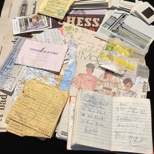 Mystery Vintage and Aged Ephemera for Junk Journals and Crafts (Small Box)