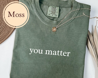 Mental Health Shirt, Comfort Colors® Motivational Gift, Inspirational Tshirt, Be Kind T Shirt, Positive, Therapist, Therapy, Self Love