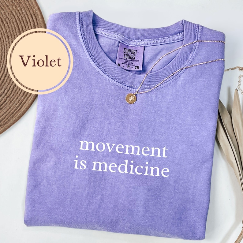 Physiotherapist Shirt, Comfort Colors® Movement Is Medicine, Physical Therapist Gift, Therapy Tshirt, PT Graduation T Shirt, Assistant image 8