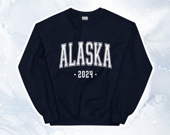 Alaska Trip Sweatshirt, Alaska Cruise Sweater, Alaska Cruise Shirts, Alaska Pullover, Matching Cruise Shirts