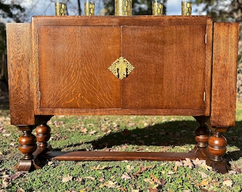 SOLD!! Antique Art Deco Buffet, Traditional Sideboard, Transitional Credenza
