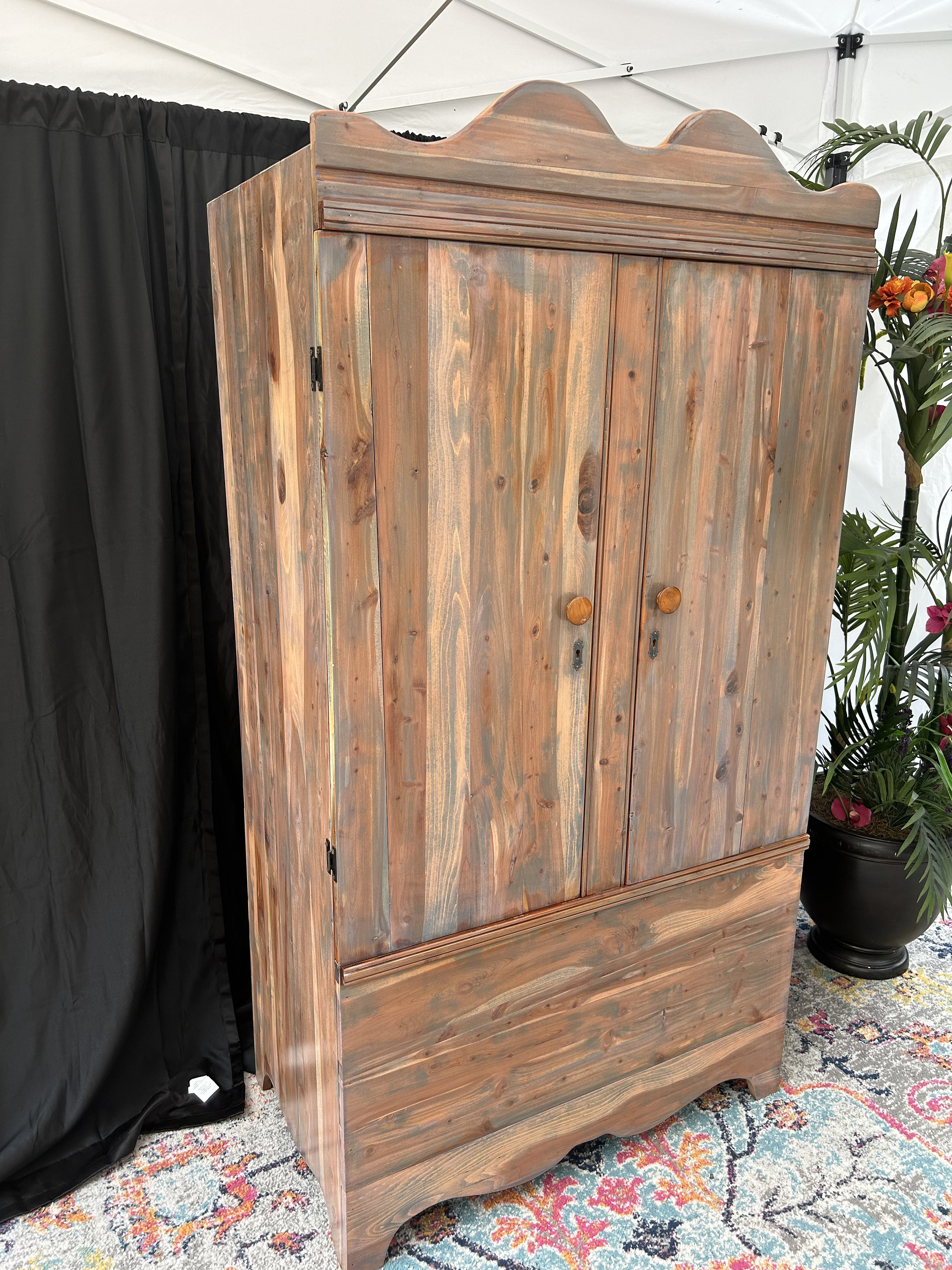 SOLD Cedar Wardrobe shabby Chic farmhouse Rustic Etsy