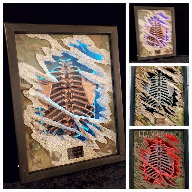 Army Backbone - Etsy