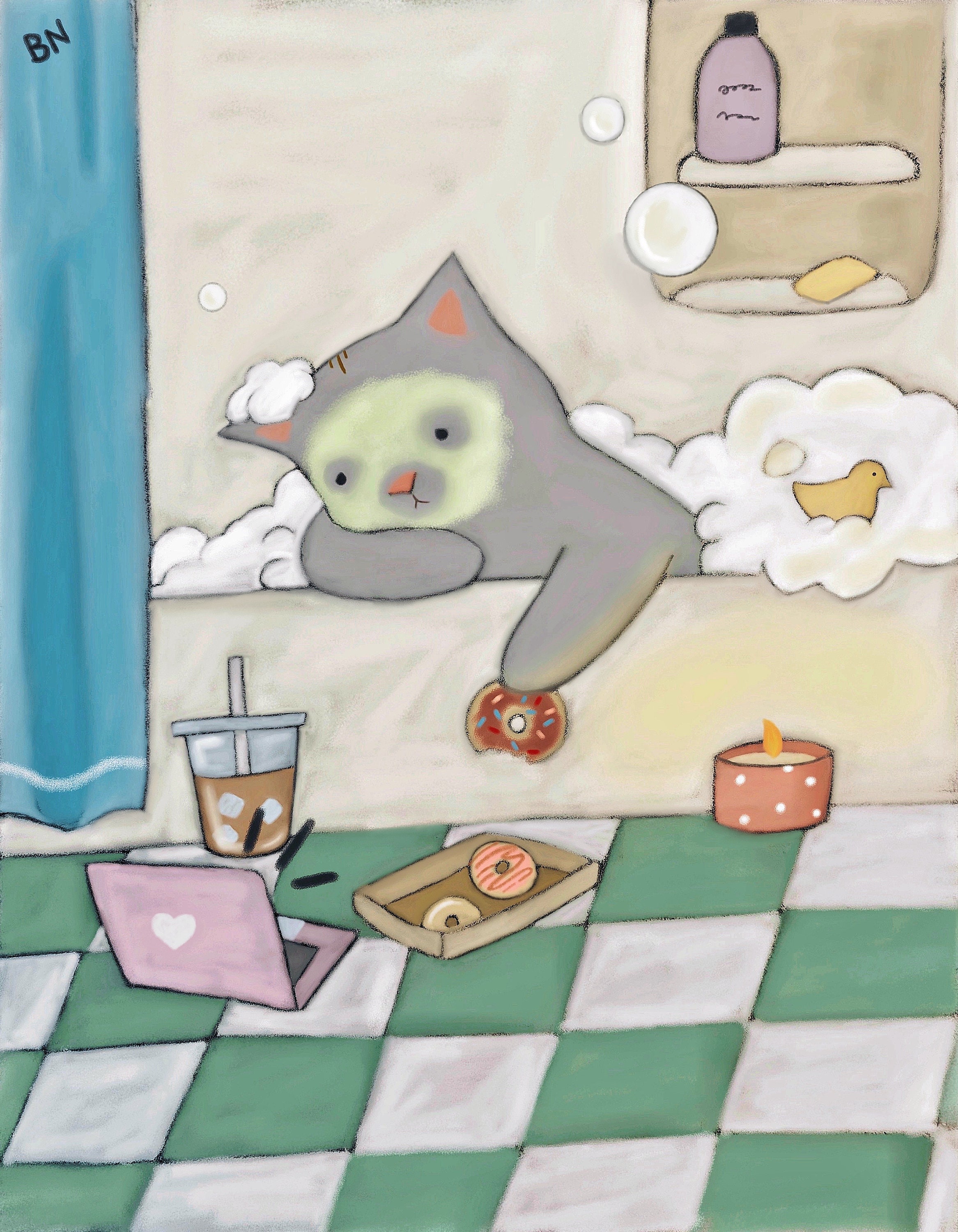 Donuts In The Bath
