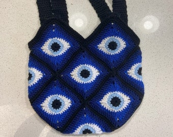 CLEARANCE Crochet Evil Eye Purse PDF Pattern